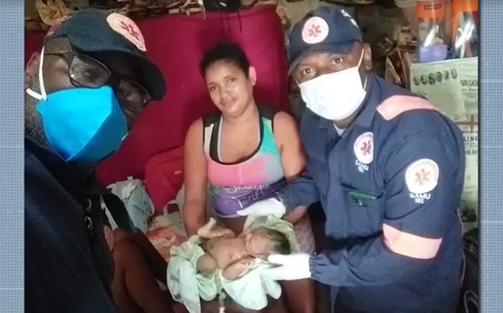 Gestante dá à luz dentro casa no sul da Bahia; parto prematuro foi feito por socorristas do Samu
