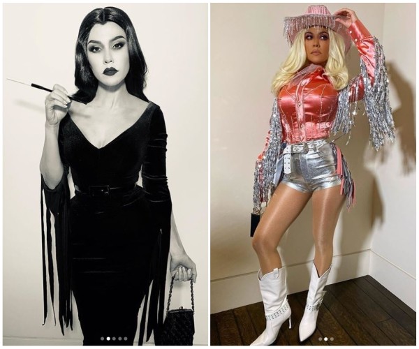 Kourtney Kardashian e suas fantasias no Halloween 2019 (Foto: Instagram)