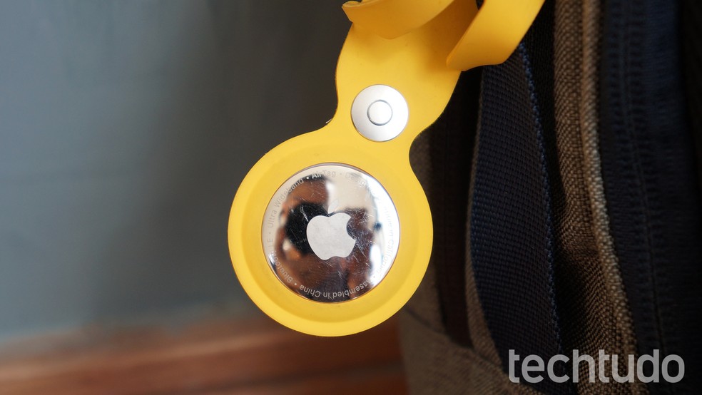 Apple AirTag — Foto: Thássius Veloso/TechTudo