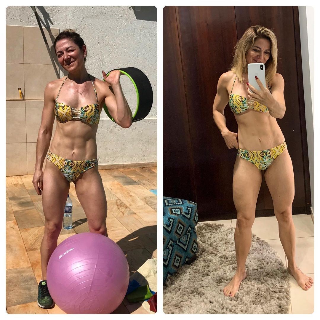 Karina Lucco mostra antes e depois (Foto: Reprodução/Instagram)