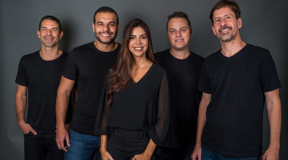 Marcus Buaiz, Rodrigo Miranda, Melissa Couto, Rodrigo Quinalha e Rodrigo Fernandes, sócio-fundadores da B.side (Foto: Divulgação)