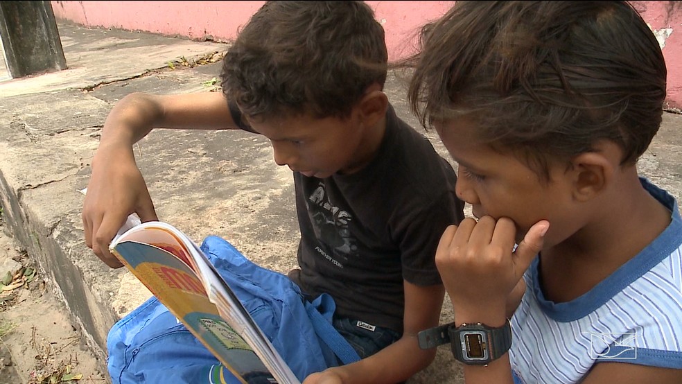 13% das 10.155 escolas municipais do MA tem estrutura de biblioteca ou sala de leitura, ou as duas dependências.  — Foto: Reprodução/TV Mirante