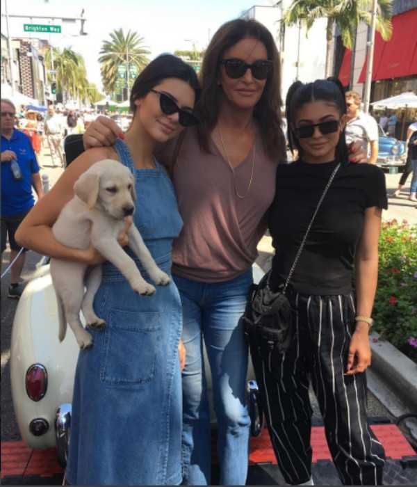 Caitlin Jenner comemora Dia dos Pais ao lado das filhas Kendall e Kylie (Foto: Reprodução/Instagram)