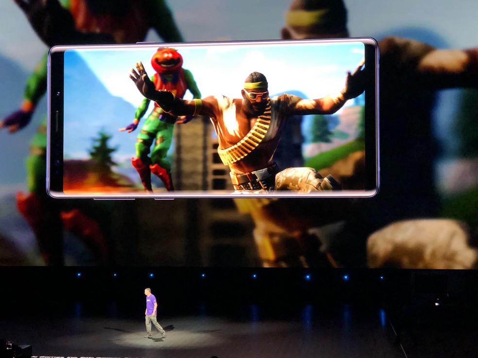 fortnite no galaxy note 9 foto thassius veloso techtudo - fortnite requisitos minimos