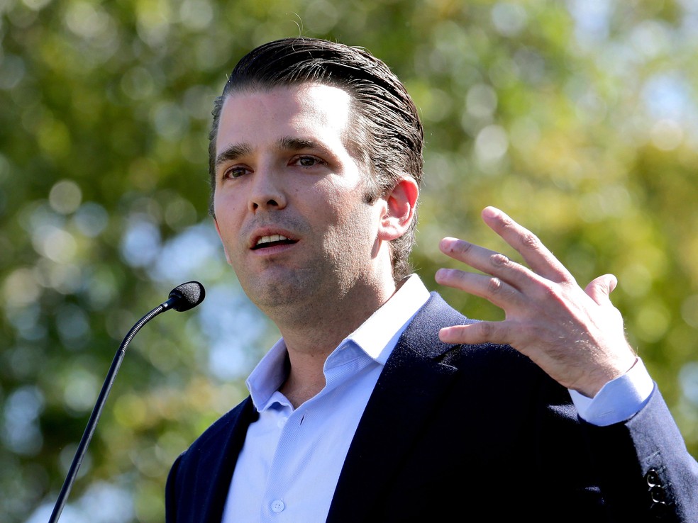 Foto de arquivo de Donald Trump Jr., filho mais velho do presidente dos Estados Unidos (Foto: Donald Trump Matt York/ AP)