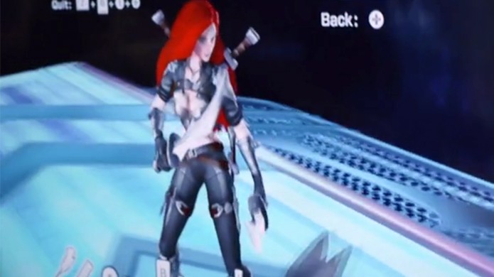 Katarina de League of Legends foi colocada em Super Smash Bros. Brawl pelos desenvolvedores da Riot (Foto: Reprodu??o/Kotaku)