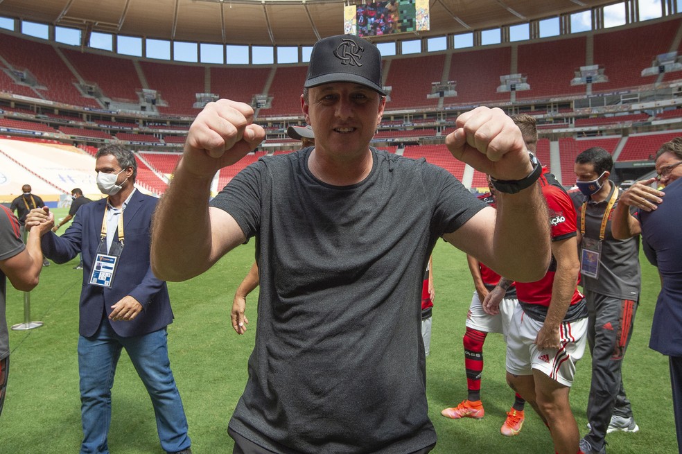 Rogério Ceni, técnico do Flamengo — Foto: Alexandre Vidal/Flamengo