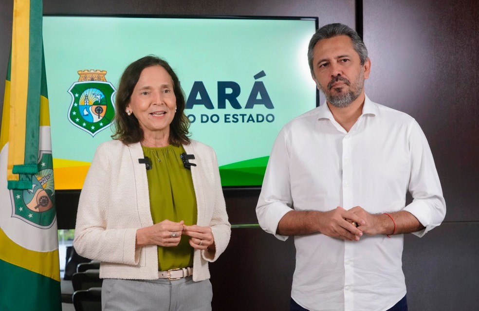 Izolda Cela e Elmano Freitas anunciam nomeação de 800 professores aprovados em concurso — Foto: Governo do Estado/Divulgação