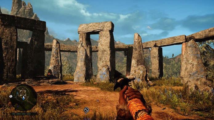 Far Cry Primal: Stonehenge está presente no jogo (Foto: Reprodução/Victor Teixeira)