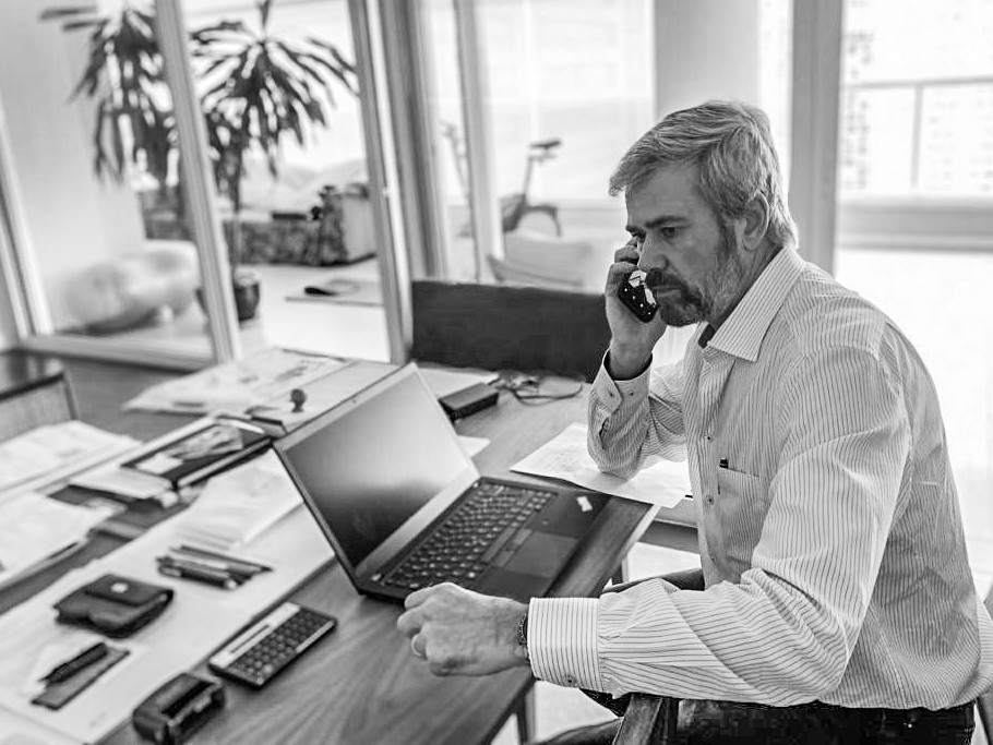 Marc Reichardt, presidente da Bayer no Brasil, em home office desde março de 2020 (Foto: Divulgação)