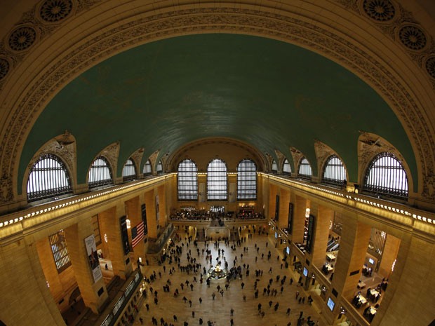 Grand Central Station, estação de trem de Nova York (Foto: Brendan McDermid/Reuters)