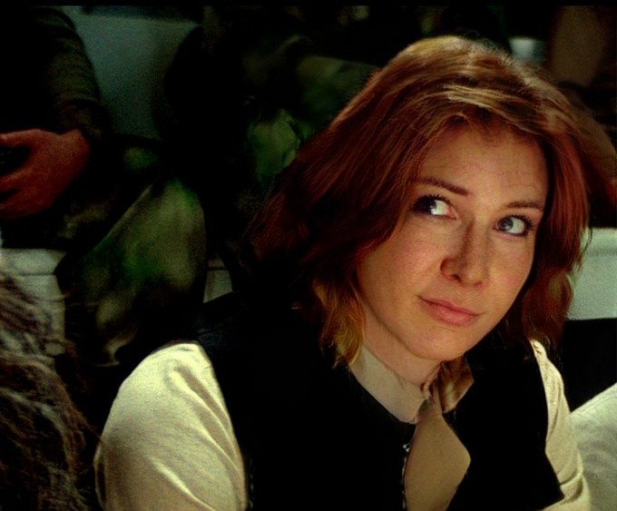 A versão feminina do herói Han Solo, interpretado por Harrison Ford nos filmes da franquia Star Wars (Foto: Twitter)