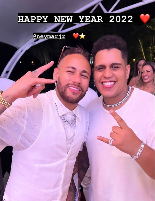 Neymar e Gaab (Foto: Reprodução/Instagram)