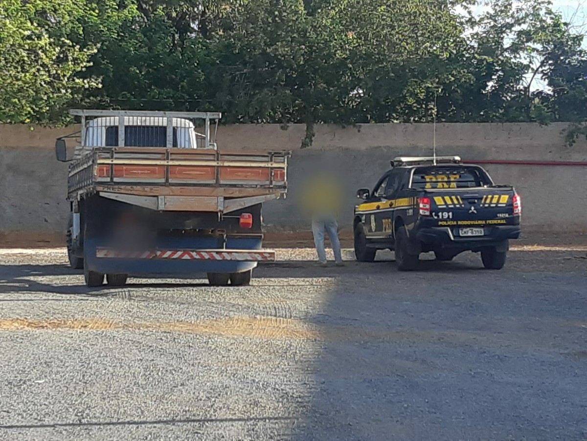 PRF apreende caminhão com chassi adulterado de veículo do Exército na BR-251