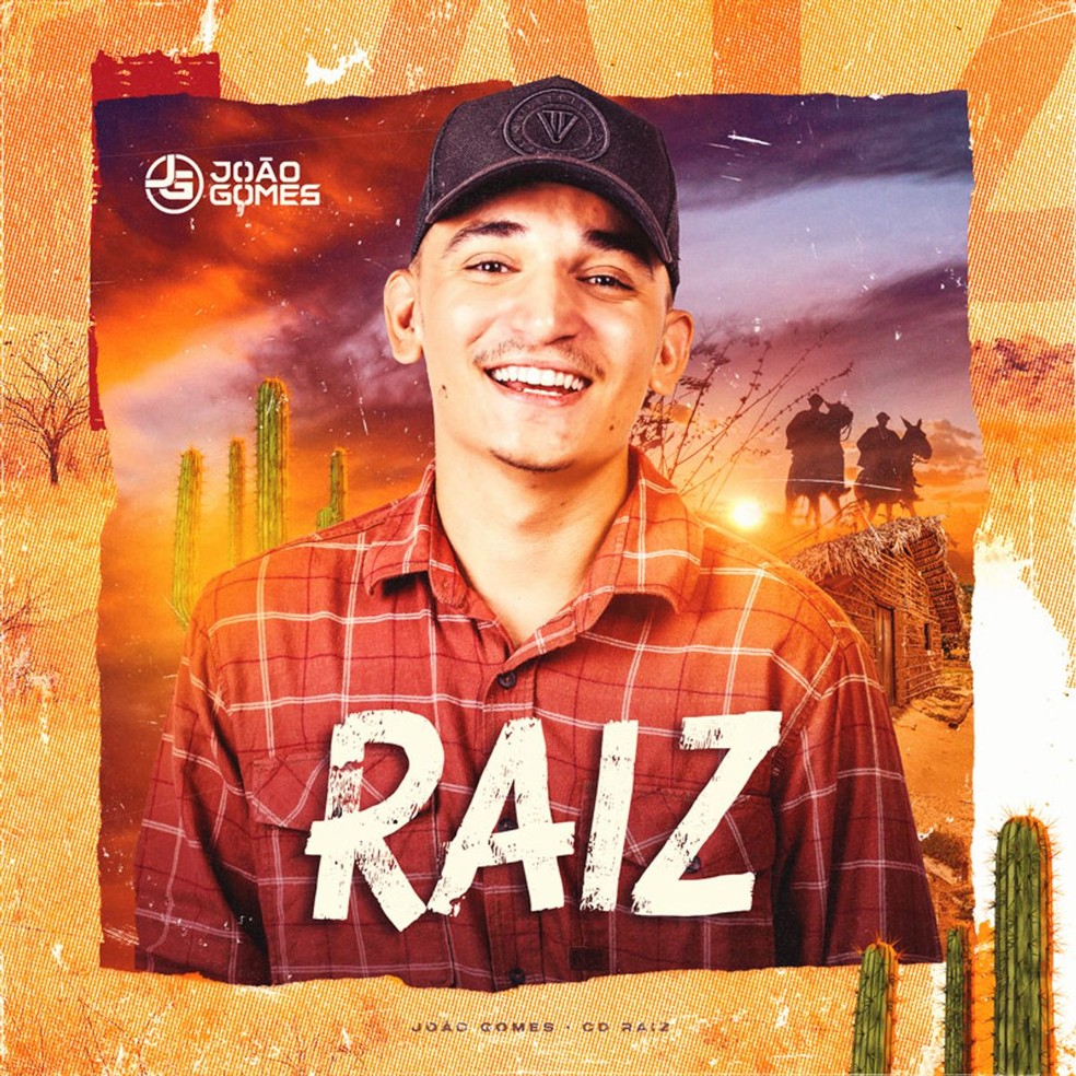 Capa do álbum 'Raiz', de João Gomes — Foto: Divulgação
