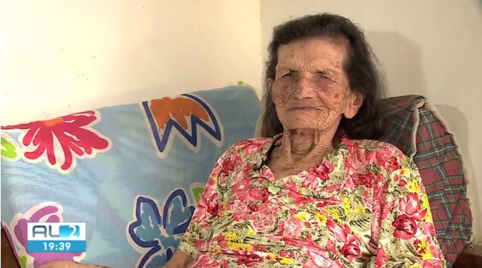 Alagoana moradora do Pilar pode entrar para o Guinness como a pessoa mais velha do mundo — Foto: Reprodução/TV Gazeta de Alagoas