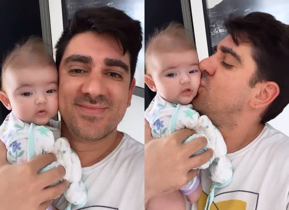 Marcelo Adnet e a filha (Foto: Reprodução/Instagram)