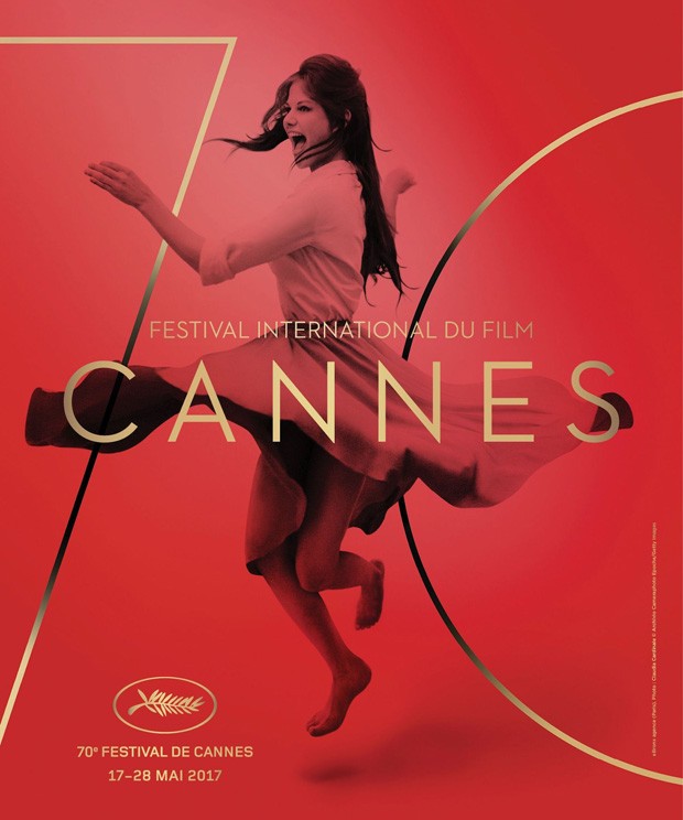 Cartaz oficial da edição 2017 de Cannes, com Claudia Cardiale (Foto: Divulgação)