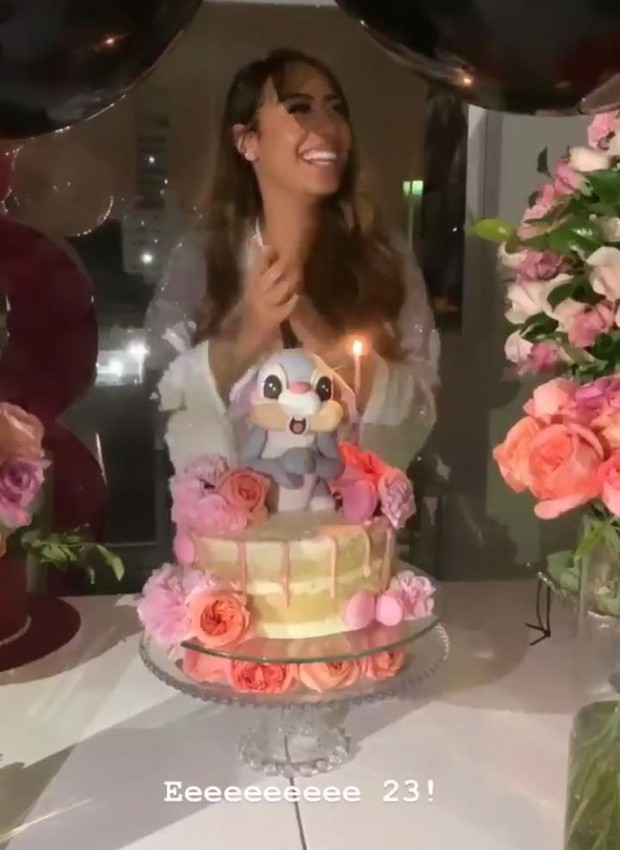 Aniversário de 23 anos da Rafaella Santos. Confira a decoração da festa (Foto: Instagram/ Reprodução)