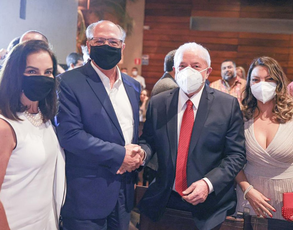 Lula: ex-presidente teve ontem o seu primeiro encontro público com ex-governador, em jantar com presença de PSD e MDB — Foto: Ricardo Stuckert/Divulgação