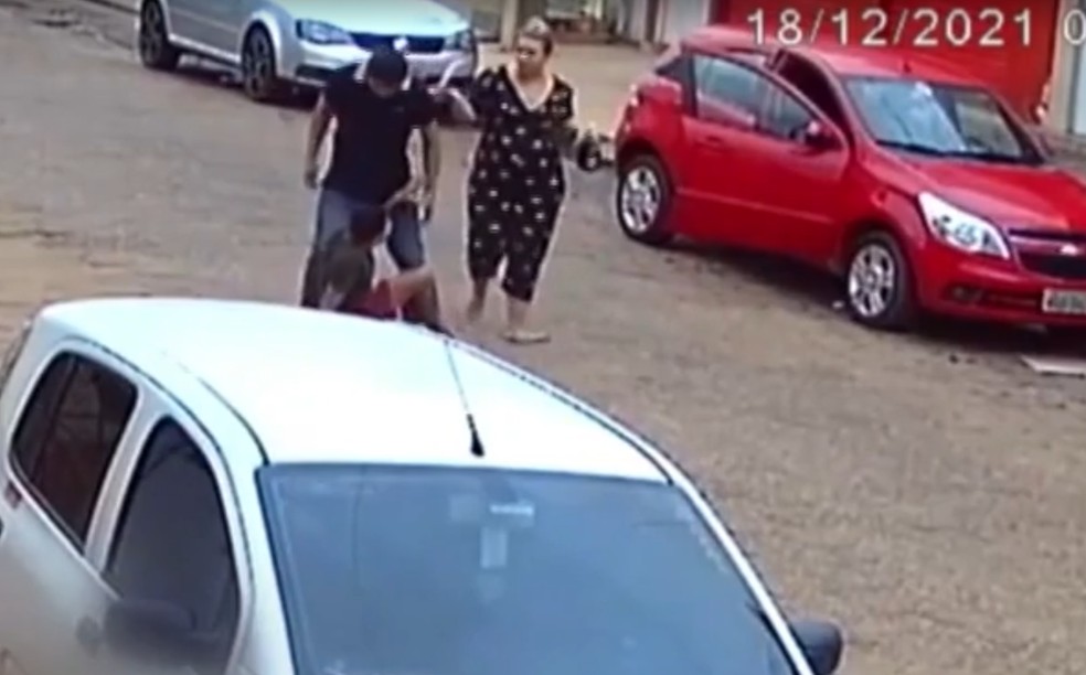 Jhonnatan Silva Barbosa será julgado após agredir o jovem Gabriel da Silva Nascimento, no dia 18 de dezembro de 2021, na cidade de Açailândia-MA.  — Foto: Reprodução/TV Mirante