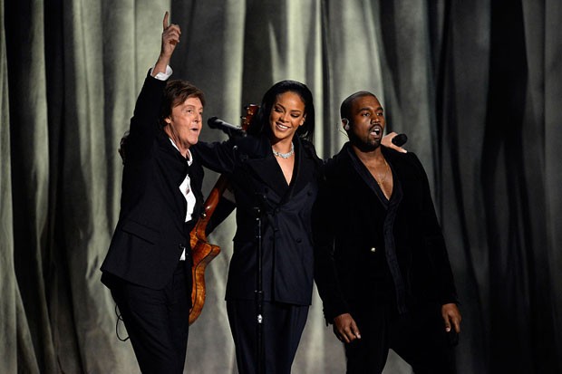 Paul McCartney, Rihanna e Kanye West (Foto: Getty Images)