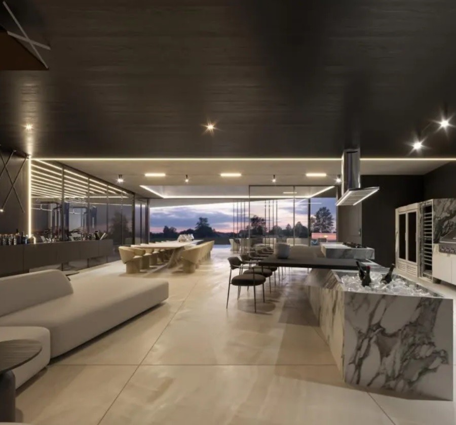 A nova mansão de Léo Santana e Lore Improta: mais espaço interno — Foto: Reprodução/Instagram