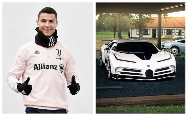 O Bugatti Centodieci comprado pelo jogador de futebol Cristiano Ronaldo (Foto: Instagram)