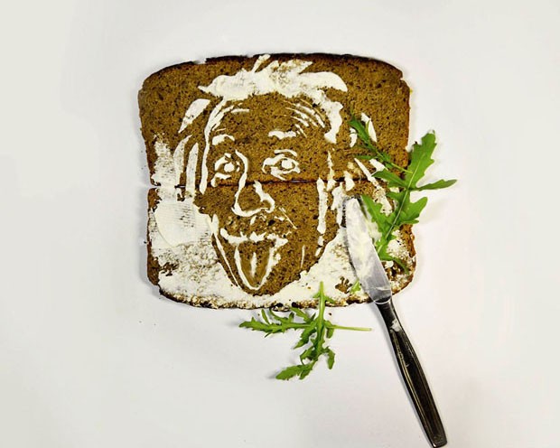 Arte com comida (Foto: Jolita Vaitkute / Divulgação)