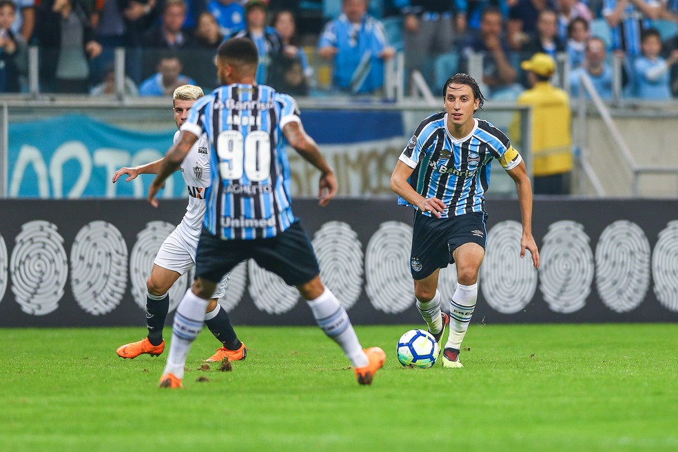 Geromel voltou após a Copa e foi um dos melhores em campo (Foto: Lucas Uebel / Grêmio, DVG)