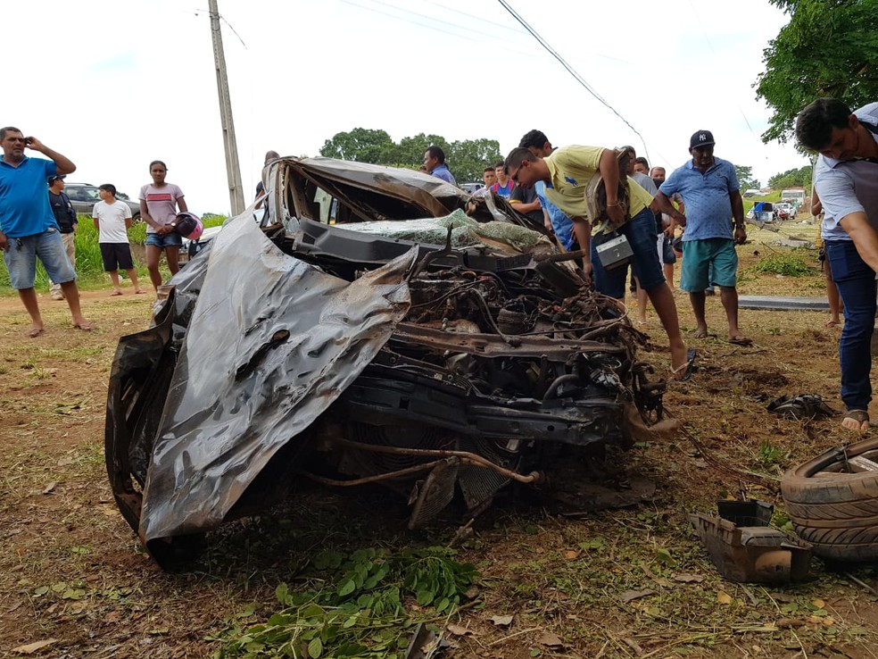 PRF diz que excesso de velocidade Ã© a causa presumÃ­vel do acidente â Foto: PRF / DivulgaÃ§Ã£o