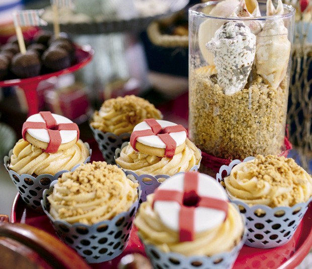 Cupcakes de paçoca. (Foto: Elisa Mendes/GNT)