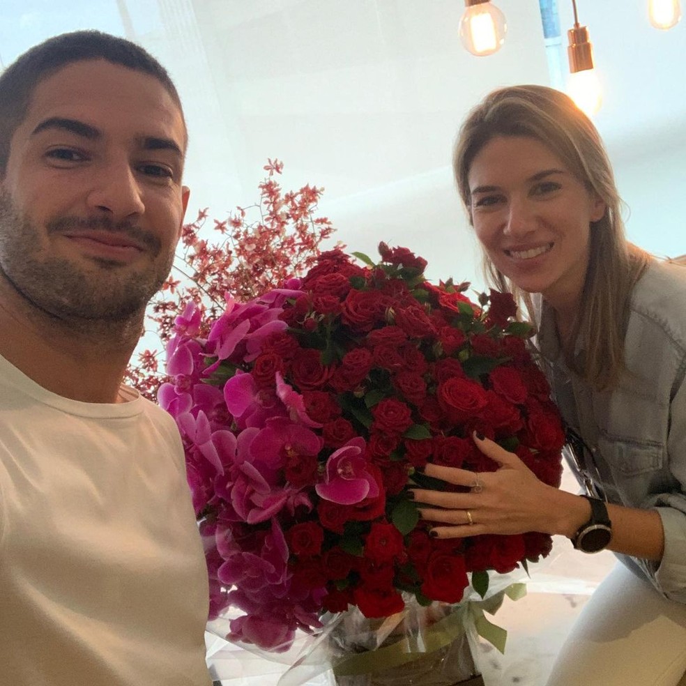 Rebeca Abravanel com Alexandre Pato — Foto: Reprodução Instagram
