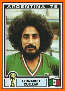 Cuellar (México): na Copa de 1978, na Argentina, nenhum jogador teve penteado mais, digamos, interessante