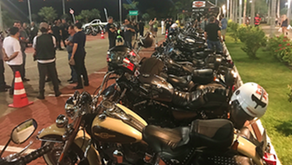 Encontro da etapa Harley Nordeste no Shopping RioMar Fortaleza (Foto: Divulgação)