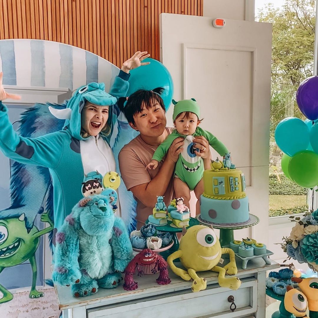 Sammy e Pyong celebram 6 meses do filho (Foto: Reprodução / Instagram)
