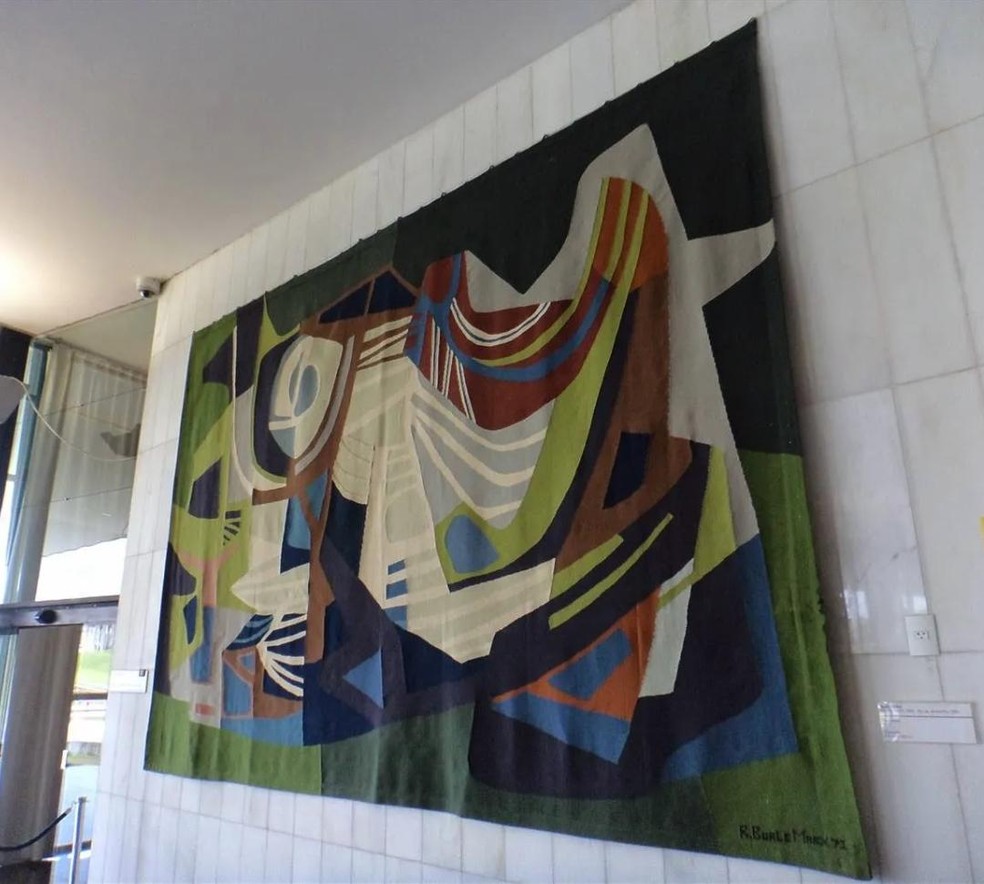 Tapeçaria do Burle Marx — Foto: Divulgação
