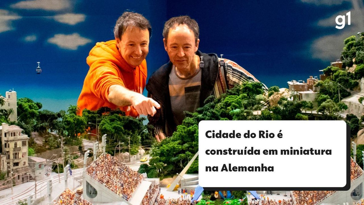 Rio vira atração em miniatura na Alemanha; veja como foi feita a réplica de R$ 9,5 milhões