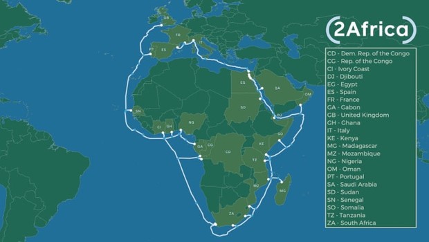 Facebook irá construir cabo gigante em volta da África (Foto: Divulgação )