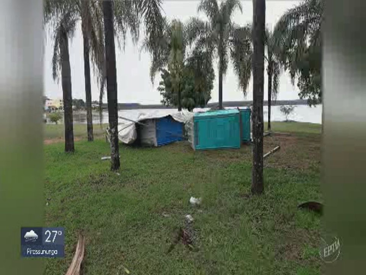 FOTOS Chuva e ventos fortes causam estragos na represa do Broa em Itirapina São Carlos e