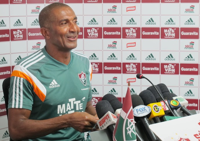 Cristovão Borges, Coletiva Fluminense (Foto: Richard Souza) Cristovão Borges, Coletiva Fluminense (Foto: Richard Souza)