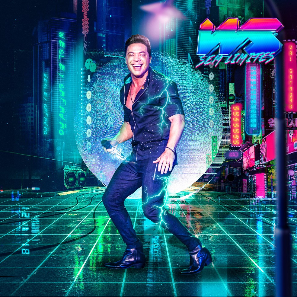 Capa do álbum 'WS sem limites', de Wesley Safadão — Foto: Divulgação 