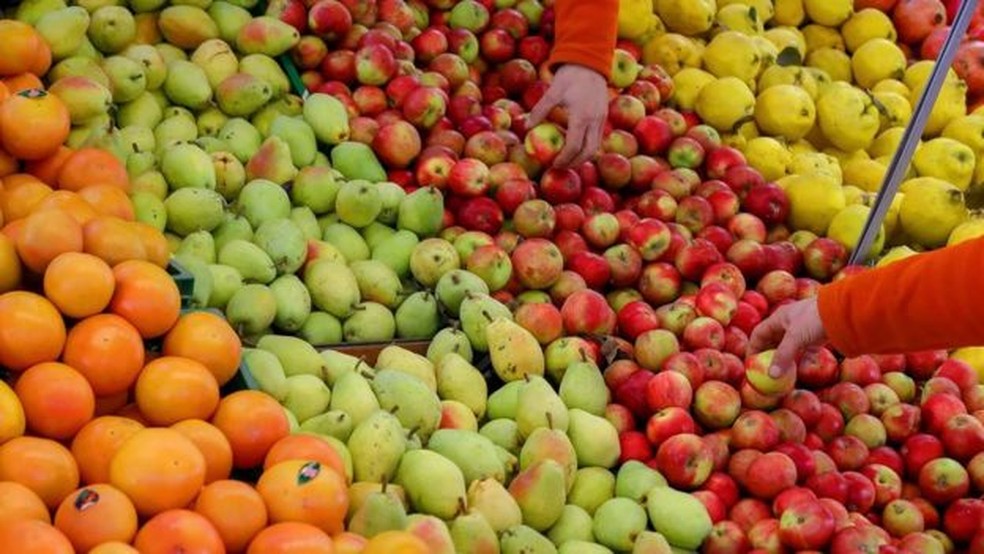 Muitas cores de vegetais e frutas — esse é um bom sinal na dieta — Foto: Getty Images