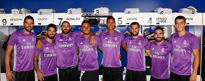 Real Madrid na pré-temporada (Foto: Divulgação / Real Madrid)