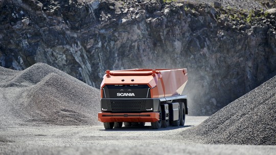 Scania mostra caminhão autônomo sem cabine para motorista