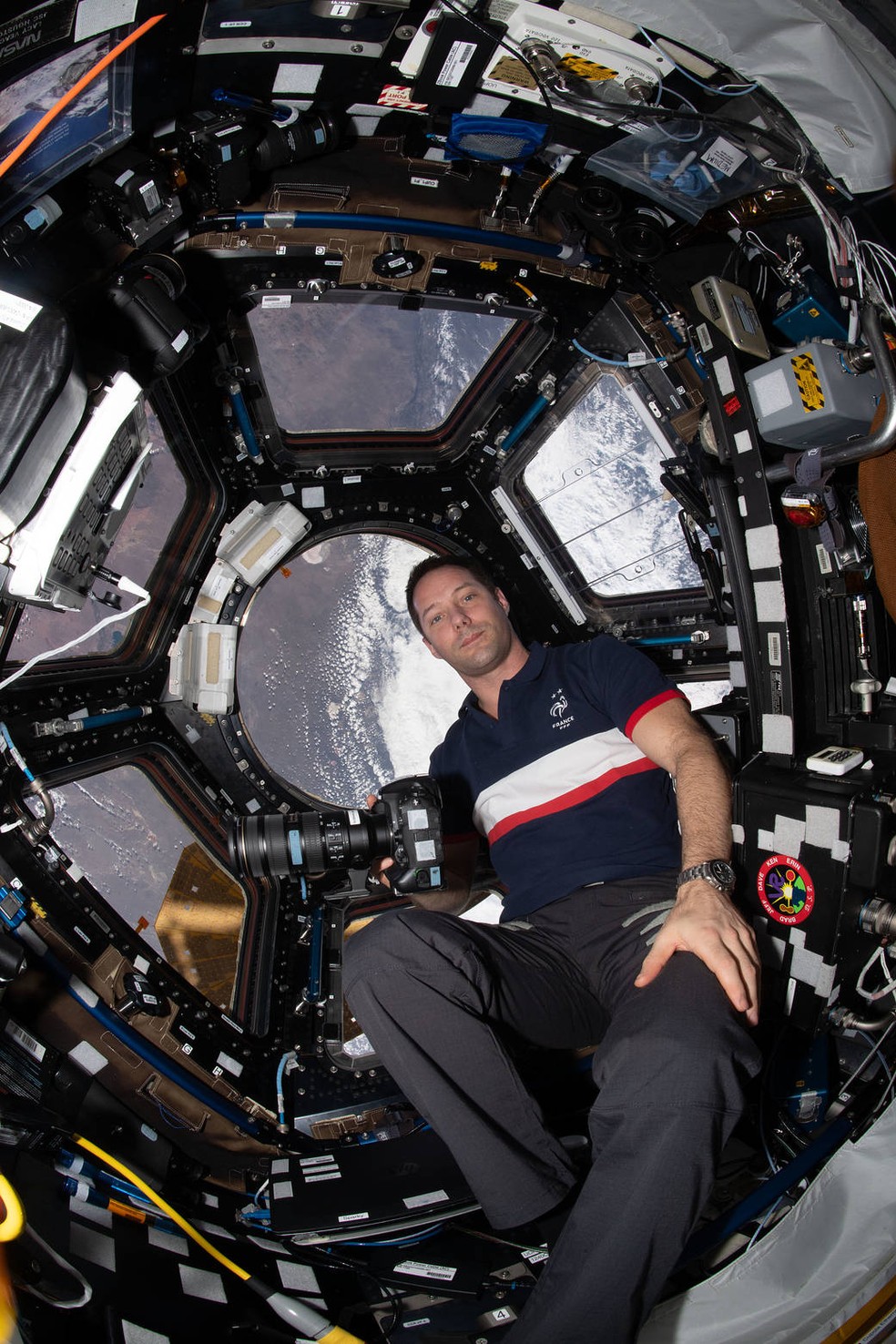 O astronauta francês Thomas Pesquet — Foto: Nasa | Reprodução