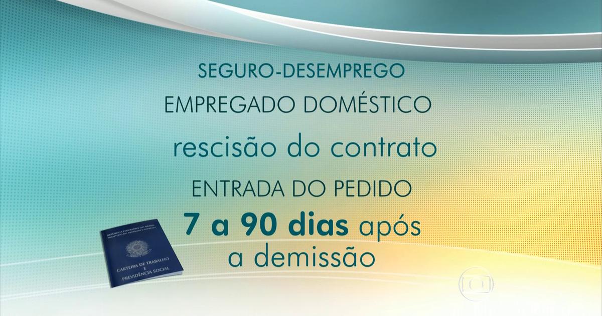 Jornal Hoje - Empregados domésticos passam a ter direito ao seguro ...