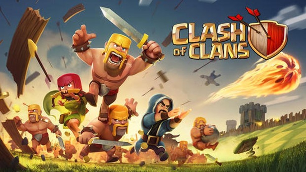 O game em forma de aplicativo 'Clash of Clans' foi o mais vendido no segundo trimestre de 2013, segundo a IDC. — Foto: Divulgação/Supercell