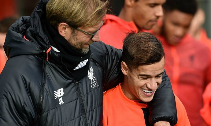 Jürgen Klopp Philippe Coutinho Liverpool (Foto: Reprodução / Site Oficial)