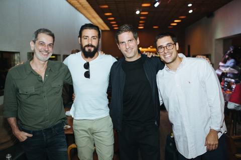 Cauã Reymond, Dudi Machado e Rodrigo Peirão
